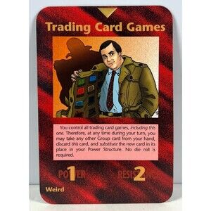 Vtg 1994 Illuminati New World Order Promo Card Trading Card Games TCG CCG